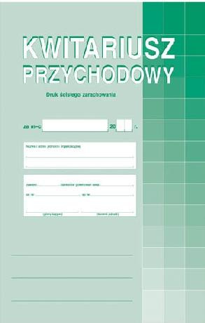 Kwestionariusz przychodowy (numerowany) A4 oryginał + 2 kopie
