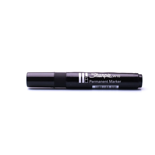 Marker permanentny Sharpie W10 końcówka ścięta czarny