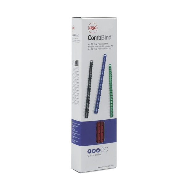 Grzbiety do bindowania 12mm GBC CombBind - 100 sztuk czarny