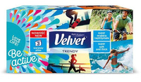 Chusteczki higieniczne Velvet Trendy celulozowe 3 warstwowe 120 listków