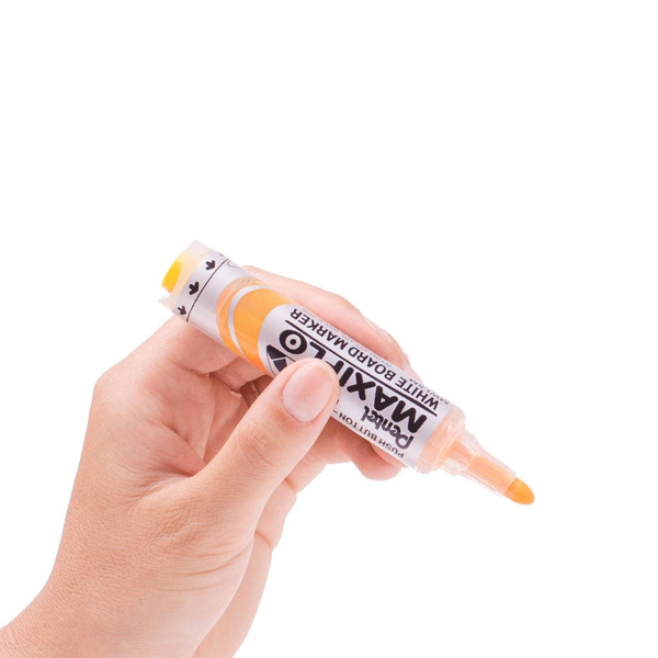 Marker suchościeralny Pentel Maxiflo MWL5M gruby 6mm żółty