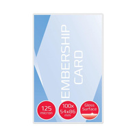 Folia do laminowania 54x86mm 125 mic GBC Card