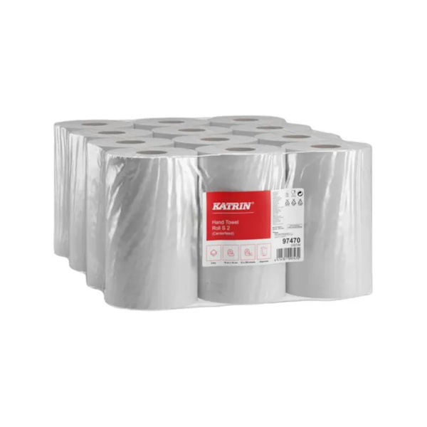 Ręczniki papierowe Katrin Basic białe Towel S2