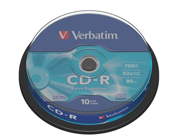 Płyta Verbatim CD-R 700MB cake 10 sztuk