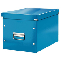 Pudło na dokumenty Leitz Click & Store Wow Cube L niebieski