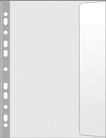 Koszulki na dokumenty Donau A4 z klapką groszkowe - 10 sztuk