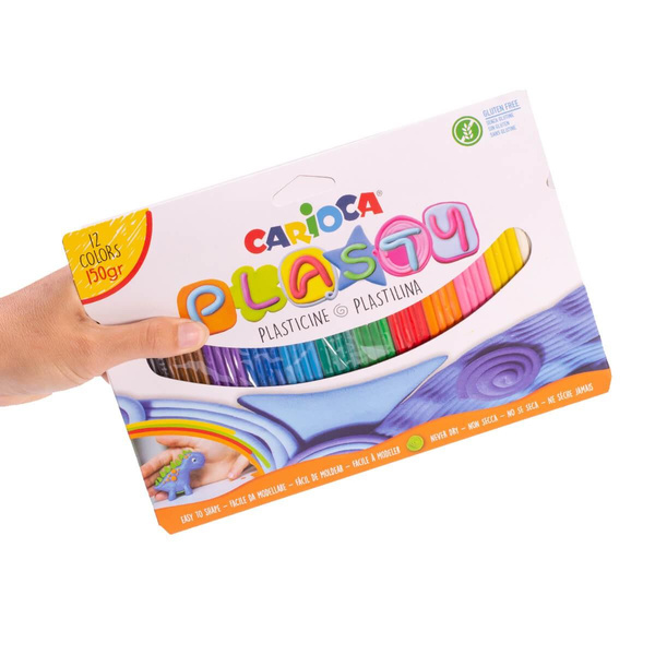 Plastelina Carioca makaron 12 kolorów