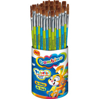 Pędzelki do farb Bambino 40 sztuk
