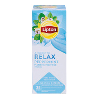 Herbata Lipton Relax mięta 25 torebek