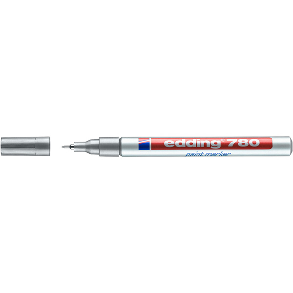 Marker lakierowany Edding 0.8mm srebrny