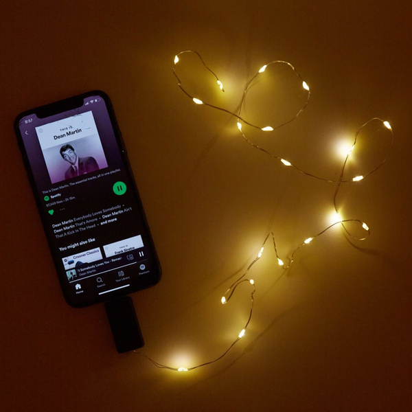 Taśma led aktywowana muzyką iPhone Kikkerland