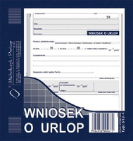 Wniosek o urlop 2/3 A5