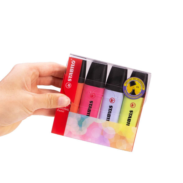 Zakreślacz Stabilo Pastel 4 kolory
