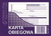 Karta obiegowa A6