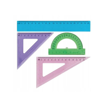 Zestaw geometryczny 4 elementy 20 cm kolorowy Grand