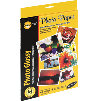 Papier fotograficzny A4 błyszczący 230g Yellow One