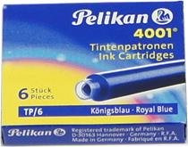Naboje do pióra Pelikan TP/6 krótkie niebieski