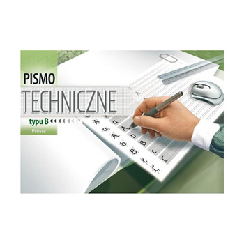 Blok do pisma technicznego prostego typu B A4 Kreska