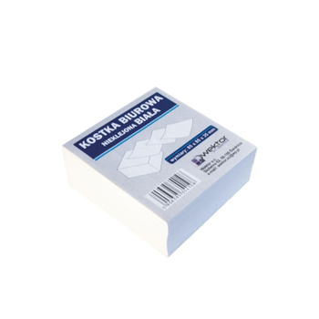 Kostka biała nieklejona 8,5x8,5x3,5cm