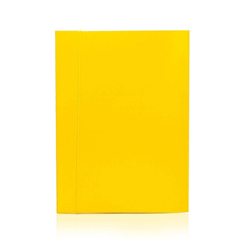 Teczka z gumką KBK A4 lakierowana żółty