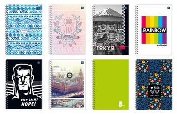 Kołozeszyt A6 w kratkę 80 kartek Interdruk