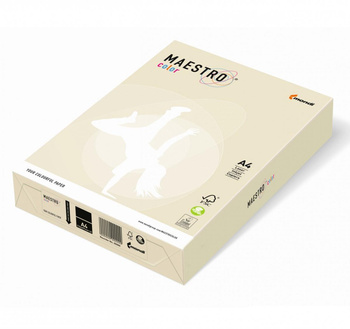 Papier ksero kolorowy A4 160g wanilia Maestro Color BE66