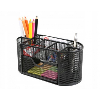 Organizer na biurko metalowy 5A Jumbo Net czarny