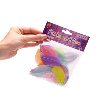 Piórka ozdobne Aliga P-3288 kolorowe