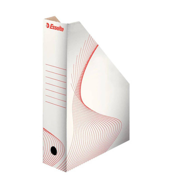 Pojemnik na dokumenty A4 kartonowy 80mm Esselte biały