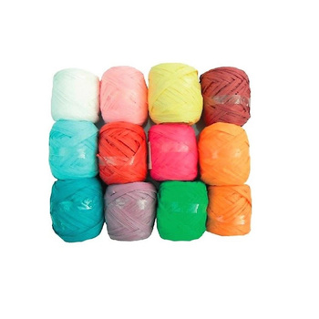 Wstążka kokon matowa miks kolorów Aliga