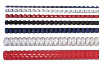 Grzbiety do bindowania 12mm Fellowes - 100 sztuk niebieski