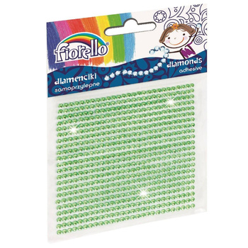 Diamenciki samoprzylepne Fiorello zielone GR-DS01