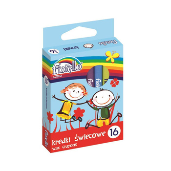 Kredki świecowe 16 kolorów Fiorello