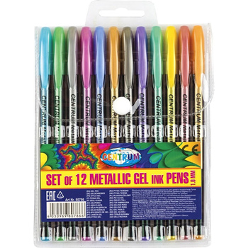 Długopis żelowy Panta Plast metalizowany 12 kolorów