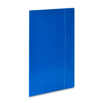 Teczka z gumką VauPe A4 kartonowa lakierowana niebieski