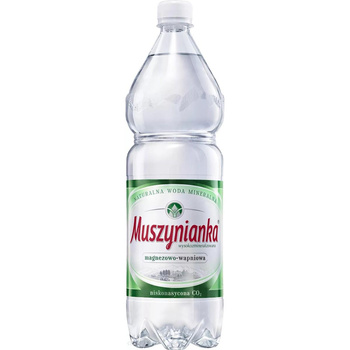 Woda mineralna gazowana średnionasycona 1.5l Muszynianka
