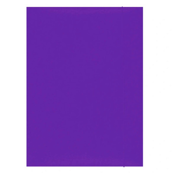 Teczka z gumką KBK A4 lakierowana fioletowy