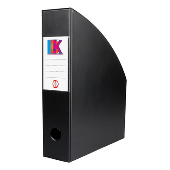 Pojemnik na dokumenty A4 plastikowy 70mm KBK czarny