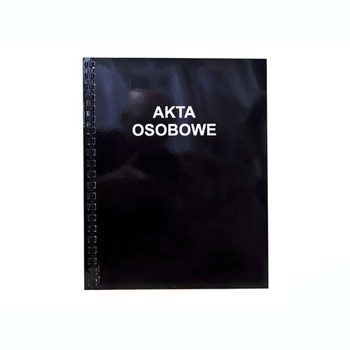 Teczka do akt osobowych Konfex T-03 czarny