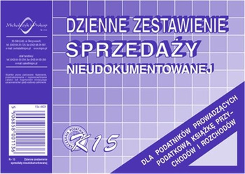 Dzienne zestawienie sprzedaży nieudokumentowanej A6