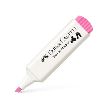 Marker do tkanin Faber Castell różowy