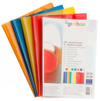 Okładka na zeszyt A5 Gimboo czerwony