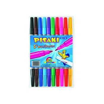 Pisaki dwustronne 10 kolorów Kamet