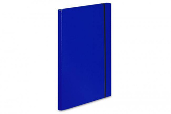 Teczka skrzydłowa z gumką Vaupe Caribic 20mm niebieski