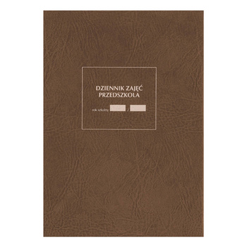 Dziennik zajęć przedszkola oprawa introligatorska