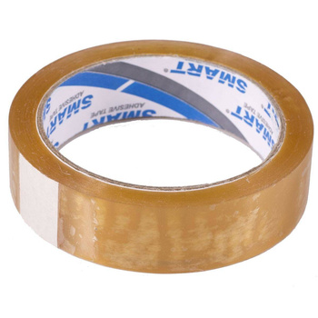 Taśma pakowa Smart 25mm x 66m bezbarwna kauczuk naturalny