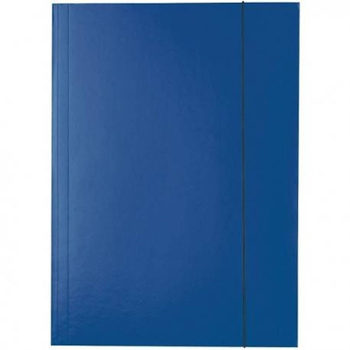 Teczka z gumką Esselte A4 kartonowa lakierowana granatowy