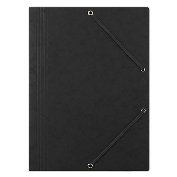 Teczka preszpanowa KBK A4 z gumką czarny