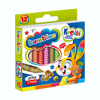 Kredki Bambino 12 kolorów