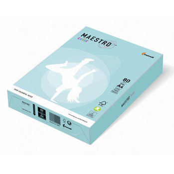 Papier ksero kolorowy A4 80g niebieski Maestro Color MB30